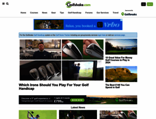 golfshake.com screenshot