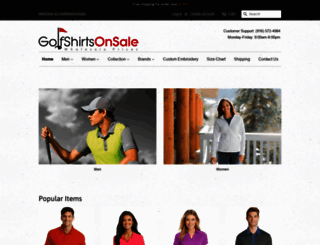 golfshirtsonsale.com screenshot