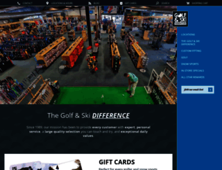 golfskiwarehouse.com screenshot