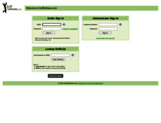 golfsoftware.net screenshot