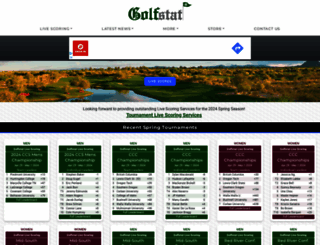 golfstat.com screenshot