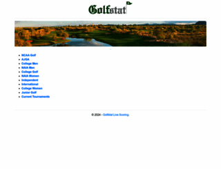 golfstatresults.com screenshot
