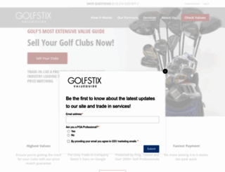 golfstixvalueguide.com screenshot