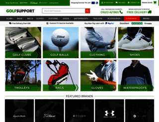 golfsupport.com screenshot
