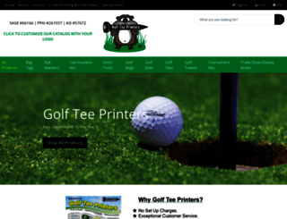 golfteeprinters.com screenshot