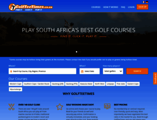 golfteetimes.co.za screenshot