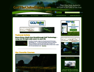 golftheunitedstates.com screenshot