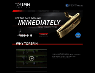 golftopspin.com screenshot