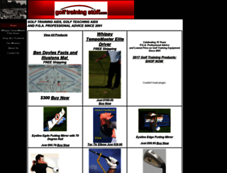 golftrainingstuff.com screenshot
