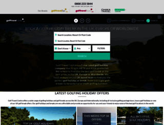 golftravelcentre.com screenshot