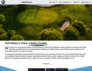 golfturkey.com screenshot