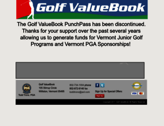 golfvaluebook.com screenshot