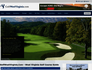 golfwestvirginia.com screenshot