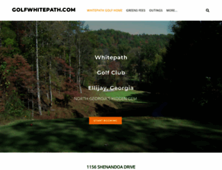 golfwhitepath.com screenshot