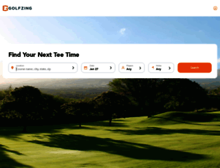 golfzing.com screenshot
