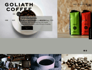 goliathcoffee.com screenshot