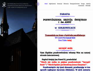 golkowice.wiara.org.pl screenshot