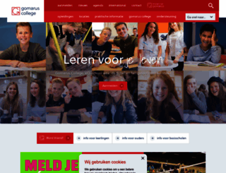 gomaruscollege.nl screenshot