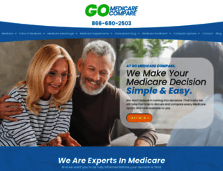 gomedicarecompare.com screenshot