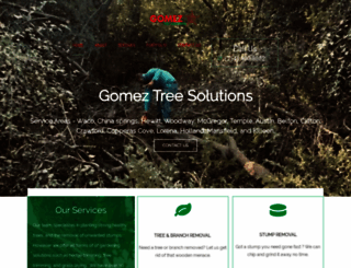 gomeztreesolutions.com screenshot