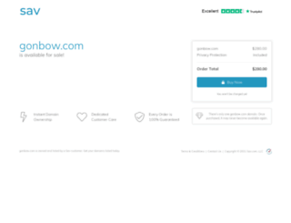 gonbow.com screenshot