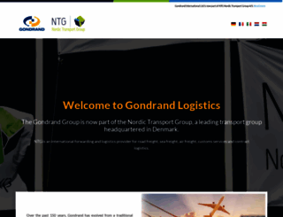 gondrandlogistics.com screenshot