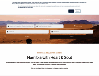 gondwana-collection.com screenshot