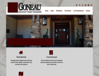 goneauconstruction.com screenshot