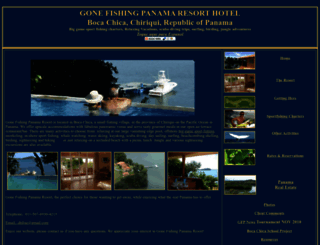 gonefishingpanama.com screenshot