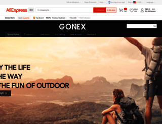 gonex.aliexpress.com screenshot