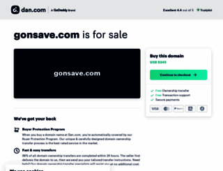 gonsave.com screenshot