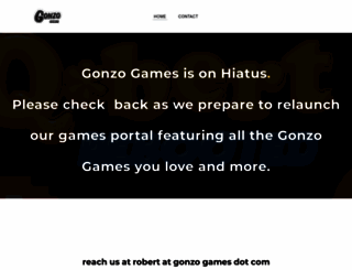 gonzogames.com screenshot