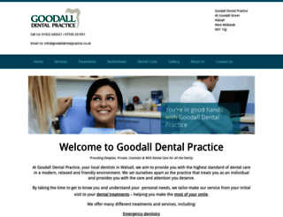 goodalldentalpractice.co.uk screenshot