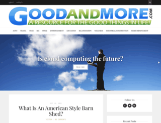 goodandmore.com screenshot