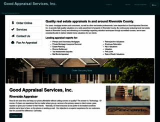 goodappraisalservices.com screenshot