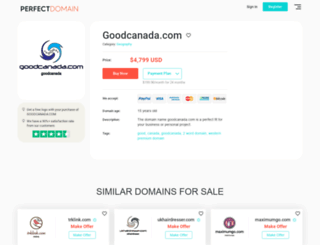goodcanada.com screenshot