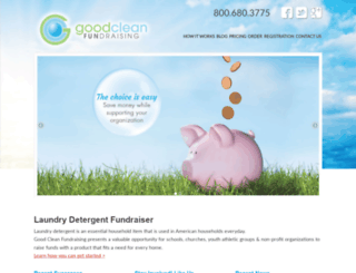 goodcleanfundraising.com screenshot