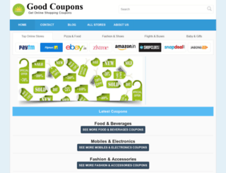 goodcoupons.in screenshot