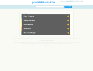 gooddateideas.info screenshot