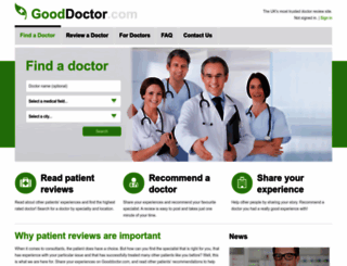 gooddoctor.com screenshot