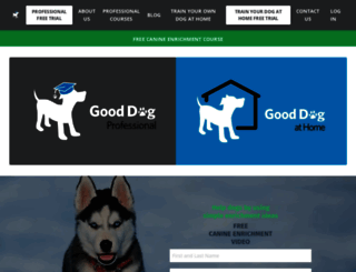 gooddog-academy.com screenshot