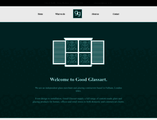 goodglassart.co.uk screenshot