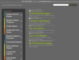 goodhealthalerts.com screenshot