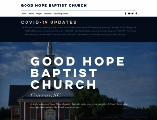 goodhopebaptist.com screenshot