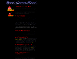 goodhumorband.com screenshot