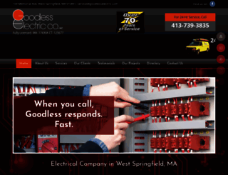 goodlesselectric.com screenshot