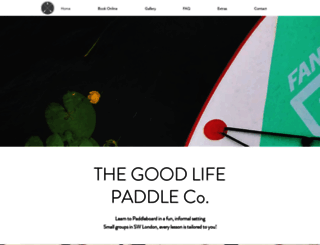 goodlifepaddle.com screenshot