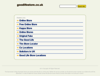 goodlifestore.co.uk screenshot