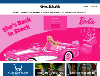 goodlucksock.com screenshot