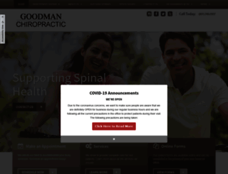 goodman-chiropractic.com screenshot